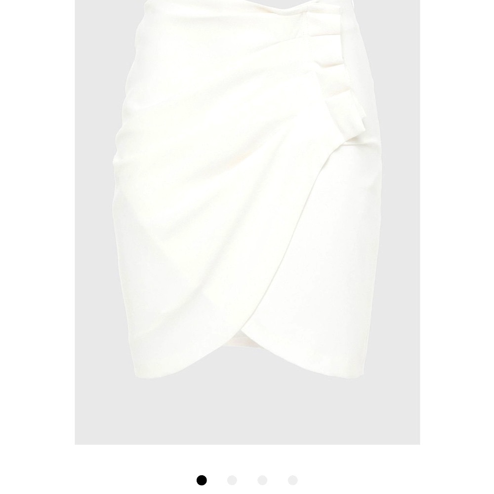 NWT IRO Pauline wrap-effect crepe skirt FR 34